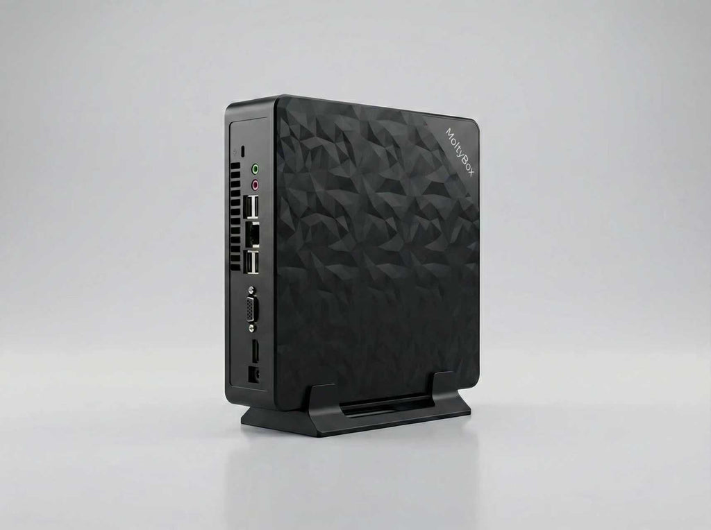 Moltybox AI Mini PC Windows OS - Preloaded OpenClaw & LobsterAI, Local Privacy Protection